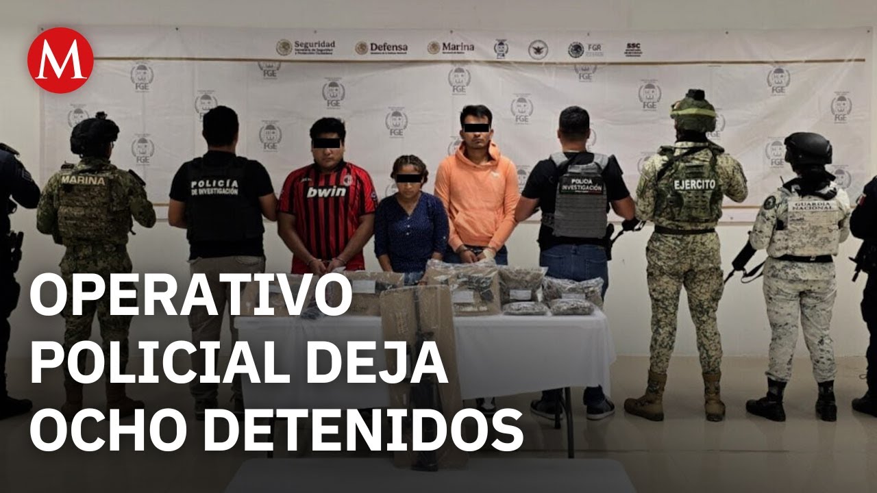Eight people arrested and 16 weapons seized in an operation against drug dealing in Playa del Car...