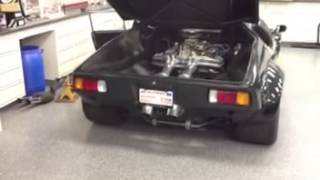 Detomaso Pantera 408 windsor with 180 headers,quick little rev