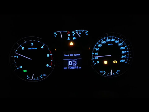 Зажглись индикаторы  4LO, ESP, инжектор. Toyota LC200