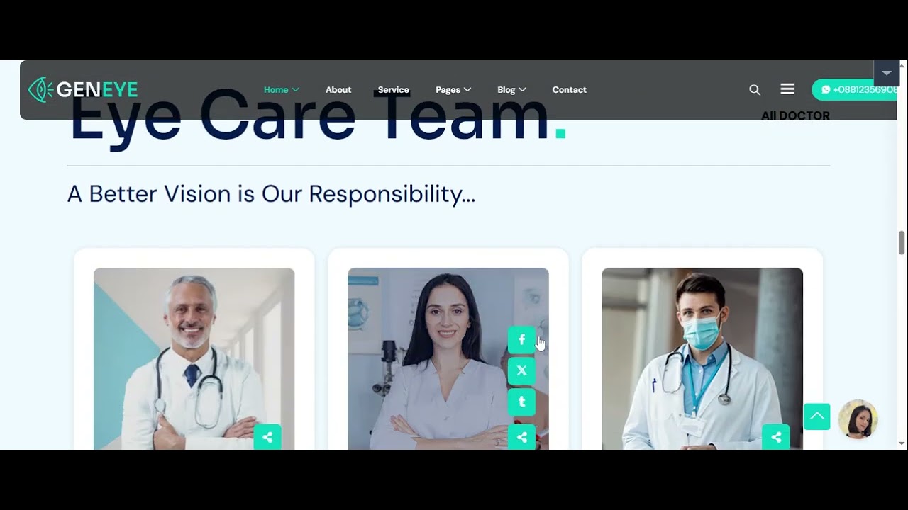 Geneye – Eye Care & Optometrist WordPress Theme