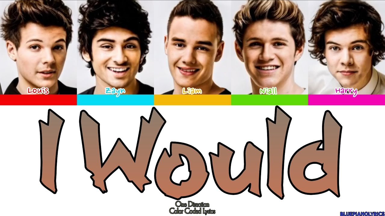 One Direction 'I Would' Lyrics (Color Coded Lyrics)