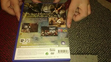 Nostalgamer Unboxes Prince Of Persia The Sands Of Time On Sony Playstation 2 Two UK PAL System