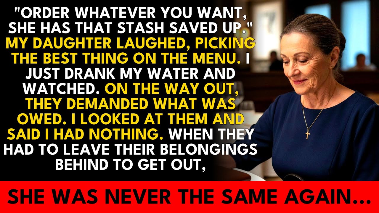 My son treated me like an ATM and laughed. Then, I revealed my secret...