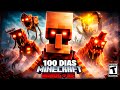SOBREVIVI 100 DIAS EM UM APOCALIPSE PARASITA NO MINECRAFT - O FILME
