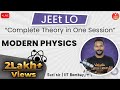 Modern Physics | Complete Theory in One Session | JEE Main 2021 | JEEt Lo 2021 | Suri Sir | Vedantu