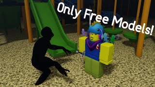 I made a roblox game using only free models... Here's what happened!