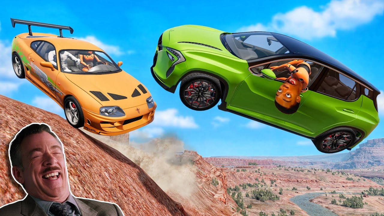 Смешные моменты Supra MK4 🤣 #2 - [BeamNG.Drive]