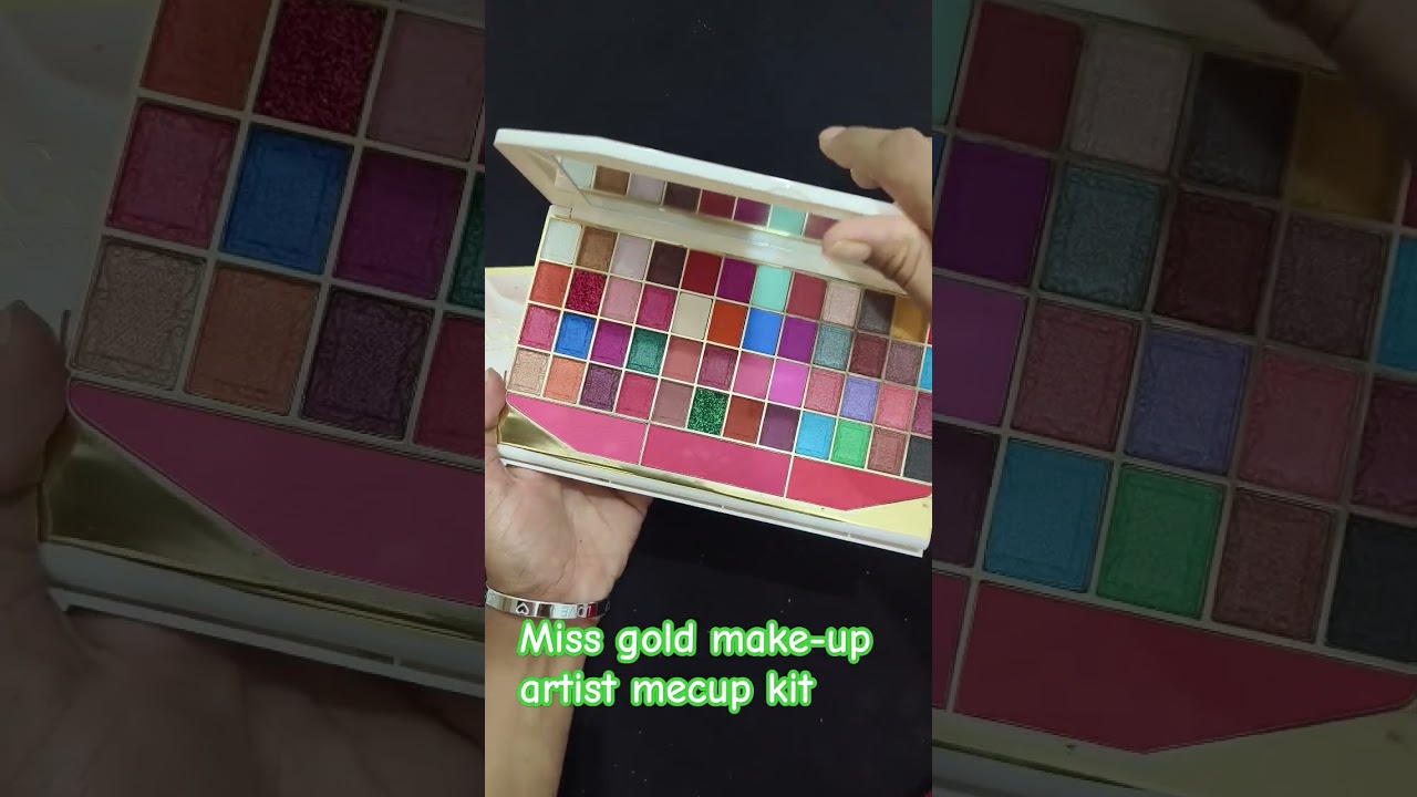 Miss gold make-up artist mecup kit