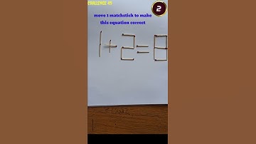 challenge 49#move 1 matchstick to make this equation correct#shorts#matchstick puzzle