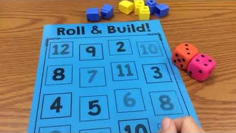 Roll and build with 2 dice