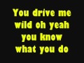 The Runaways - You drive me wild lyrics on screen