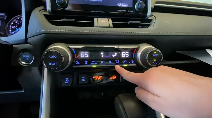 How to Use Dual Zone Climate Control in 2019/2020 Toyota RAV4