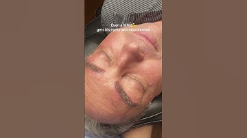 Yes, Men Get Microbladed Too! Watch His Brow Transformation 🤯