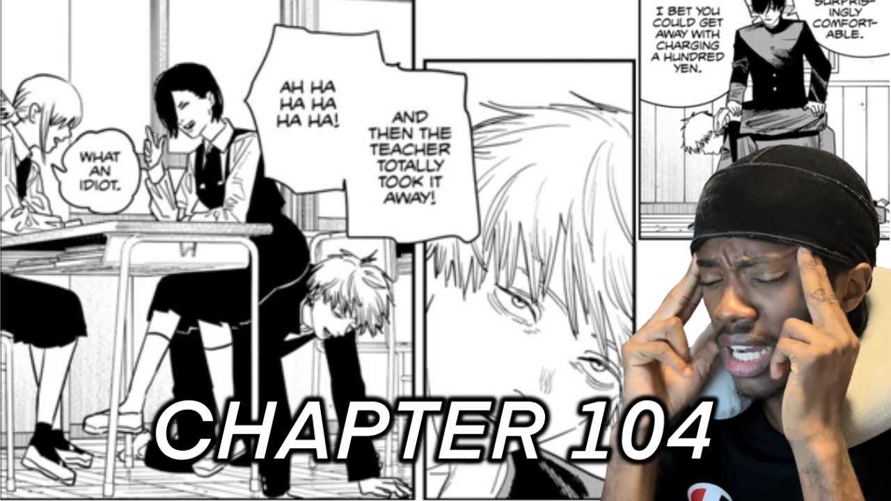 Denji is worn out in chainsaw man part 2. chainsaw man chapter 104