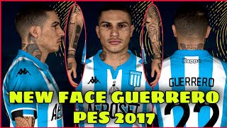 PES 2017 - NEW FACE MOD   SKIN TATTOO PAOLO GUERRERO