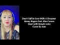 DON’T FALL IN LOVE WITH A DREAMER (duet) Kenny Rogers feat. Kim Carnes | KARAOKE FEMALE PART ONLY