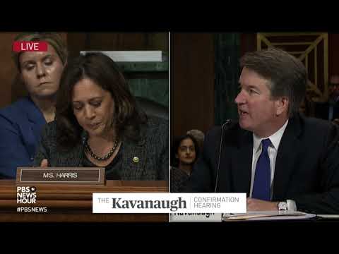 Harris to Kavanaugh: Are you willing to ask the White House to initiate an FBI investigation?