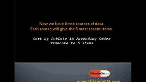 Create an RSS Feed from Internet Data Sources