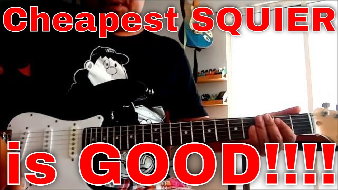 Cheapest Squier but its GOOD! Squier Hardtail Stratocaster Gitar