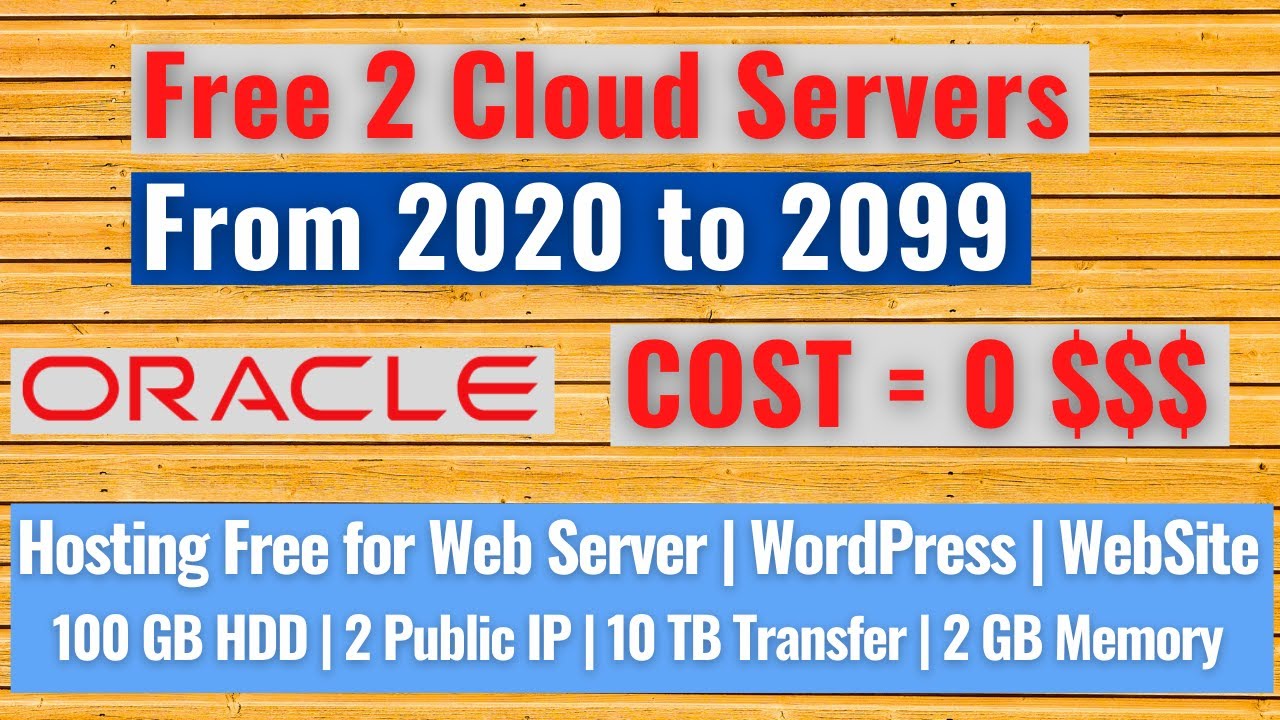 โฮ ส ฟรี เพื่อ การ ศึกษา  Update New  How to Get Top Free Hosting Server for WordPress 2020 - 2099 | WordPress free website tutorial