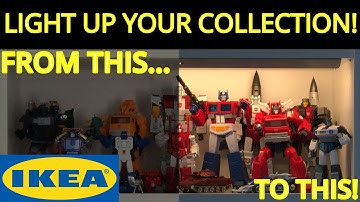 How to light your collection using IKEA