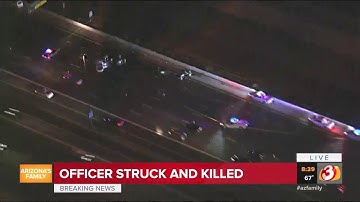 VIDEO: Officer killed during traffic stop on Scottsdale freeway
