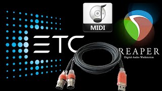 Linking Reaper with ETC EOS externally to send Timecode over MIDI