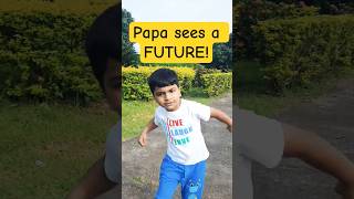 A Father's Dream ❤️ | Little Boy Walking Towards His Future 🌿 #Parenting #Father #papa #Shorts