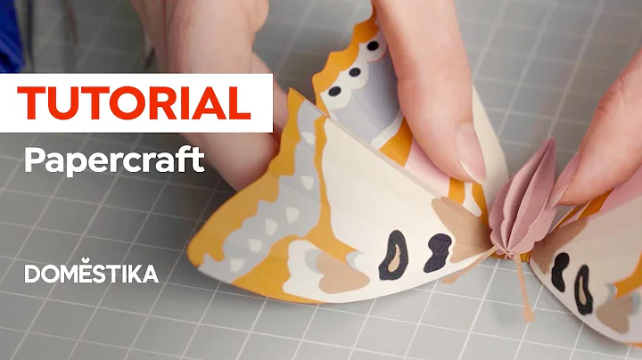 CRAFT TUTORIAL: 3D Paper Cut out Butterfly - Easy ...