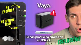 Synology NAS NO SE ENCIENDE - NO DETECTA DISCOS 🟢 [SOLUCIÓN]