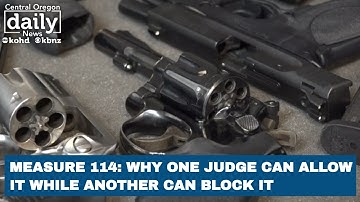 How can state judge block Measure 114 after federal judge allowed it?