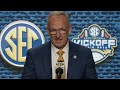 Greg Sankey speaks at 2022 SEC Media Days