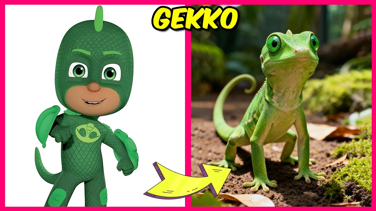 Персонажи PJ Masks в образе питомцев + реальное испытание! | Гекко, Кэтбой, Сова, Ночной ниндзя, ...