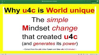 05 Why u4c is World unique