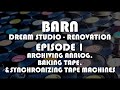 Episode 1 archiving analog baking tape and synchronizing tape machines