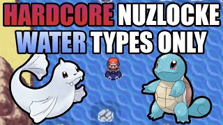 Pokémon LeafGreen Hardcore Nuzlocke - Water Type Pokémon Only! (No items, No overleveling)