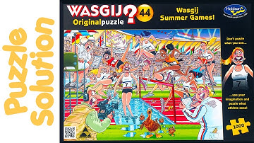 Wasgij Jigsaw Puzzle Solution - Original 44 Wasgij Summer Games!
