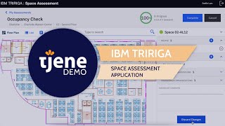 IBM TRIRIGA Space | Easily Audit your Workspaces with the Space Assessment App
