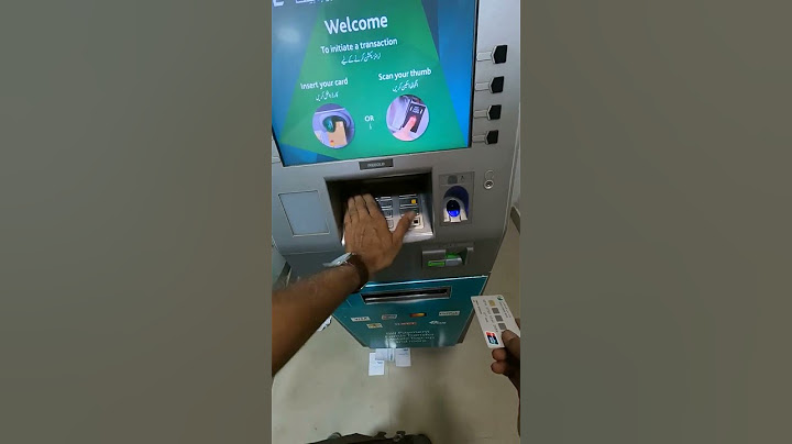 ATM Machine Received Money
