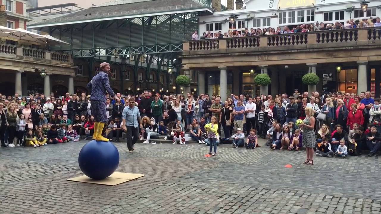 Street artist Covent Garden Market YouTube