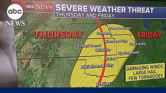 Baseball Sized Hail Expected To Hit The Heartland