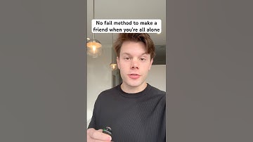 No fail method to make a friend when you’re all alone #friends #howtomakefriends #andrewgodwin