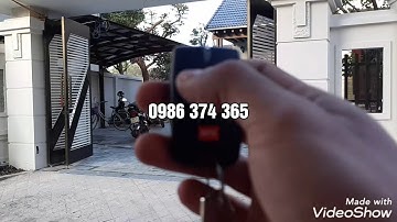 Cổng sắt 4 cánh tự động cho biệt thự vườn tại TT Hương Canh Huyện Bình Xuyên Tỉnh Vĩnh Phúc