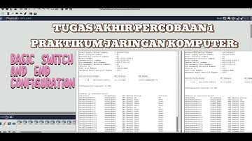 Tugas Akhir Percobaan 1: Basic Switch and End Device Configuration | Praktikum Jaringan Komputer
