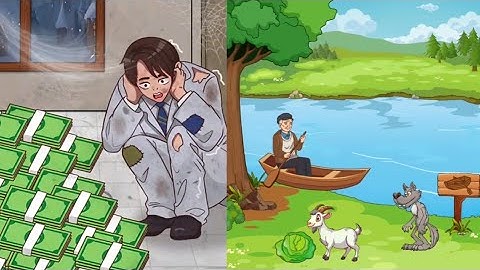 Annoying Puzzle Game Level 17 Answer - Cross the river