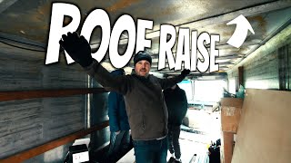 Coffee Truck Conversion Roof Raise! by The Bus Life 1,091 views 4 months ago 9 minutes, 8 seconds