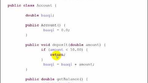 Java return statement in Somali (part 1)