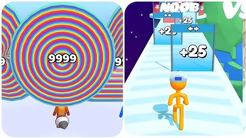 Noob vs Pro Tall Man Run vs Layer man Max Android max Level gameplay