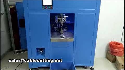 automatic 8 shape cable winding bundling and tying machine