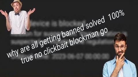 why are we getting banned for switching accounts Reasons found (blockmango)